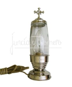 LAMPARA STMO.NIQUEL 22 X7CM CON BASE