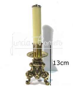 CANDELERO BARROCO BAJO CUBILLO 25mm