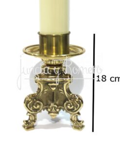 CANDELERO BARROCO 18CMBAJO CUBILLO 40mm