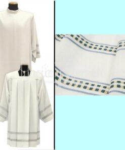 ALBA MIXTO LANA CUADRITOS TEJIDO TELA