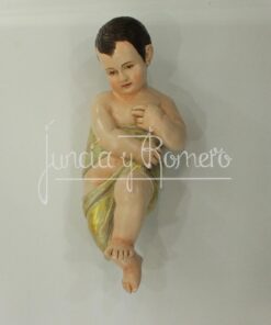 NIÑO JESUS 30CM PASTA QUIMICA POLICROMADO