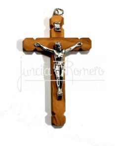 CRUZ COMUNION CRISTO 7.8CM OLIVO