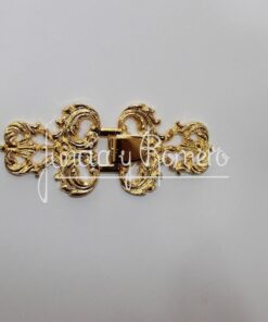 BROCHE CAPA LABRADA ORO