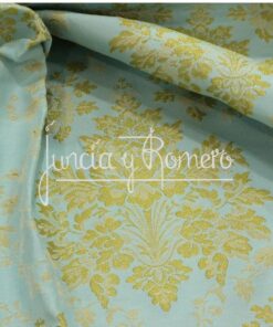 TEJIDO BROCADO OSMON Y ORO