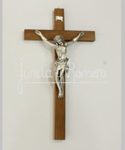 CRUCIFIJO MADERA 31X15CM CRISTO METAL