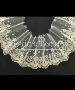 ENCAJE PUNTILLA TUL BEIG