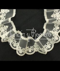 PUNTILLA ENCAJE FLOR LIZ 6.5CM