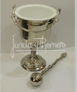 ACETRE CON HISOPO PLATEADO