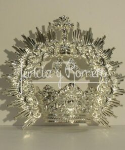 CORONA GUIRNALDA PLATA 55MM