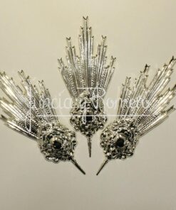 POTENCIAS ORFEBRERIA PLATEADA 12.5CM