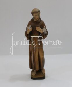 SAN FRANCISCO ASIS MADERA POLICR.12CM