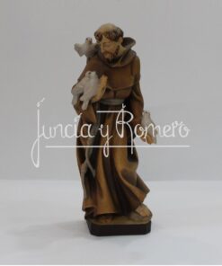 SAN FRANCISCO DE ASIS MADERA POLICR.22CM