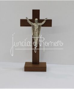 CRUZ BASE RESURRECCION 18CM MADERA