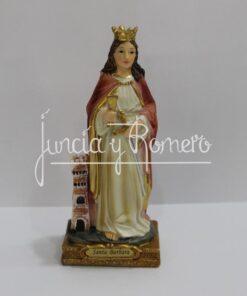 SANTA BARBARA 15CM RESINA