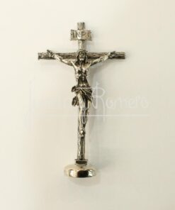 IMAGEN MINIATURA CRUCIFIJO PLATA 7CM