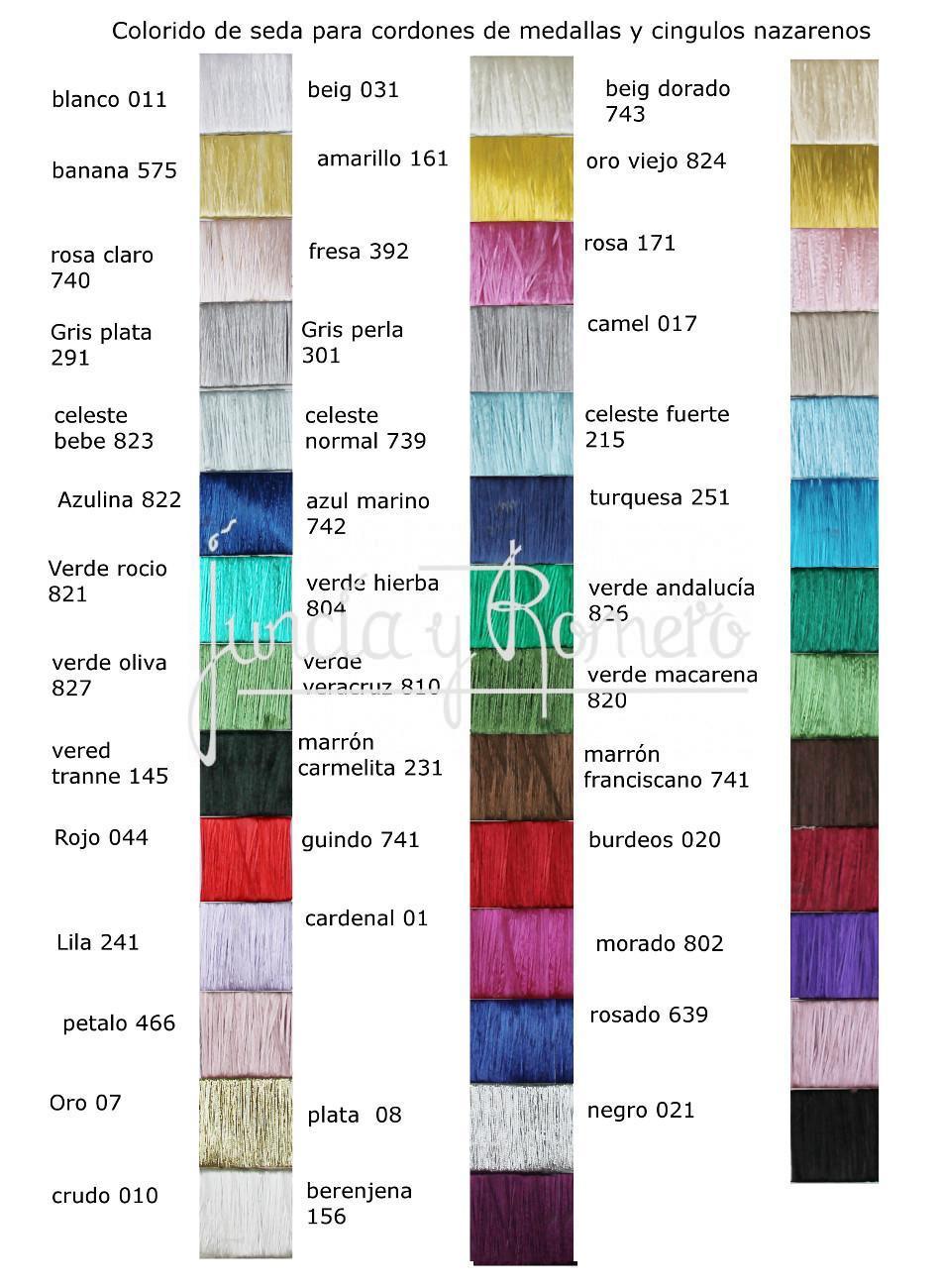 CORDÓN DE HERMANO EN ORO METAL Y 2 SEDA ENTREFINO - Imagen 2