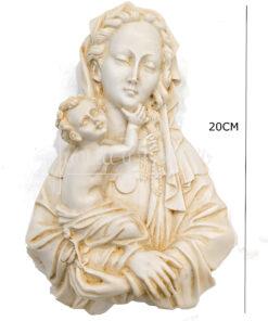RELIEVE VIRGEN CON NIÑO 20CM